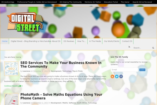 Site using Advanced-social-widget plugin