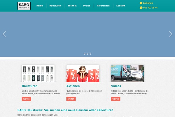 sabohaustueren.ch site used Sabo