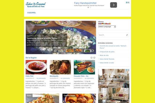 Max Magazine theme site design template sample