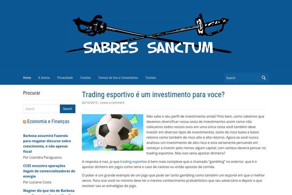 Academica theme site design template sample