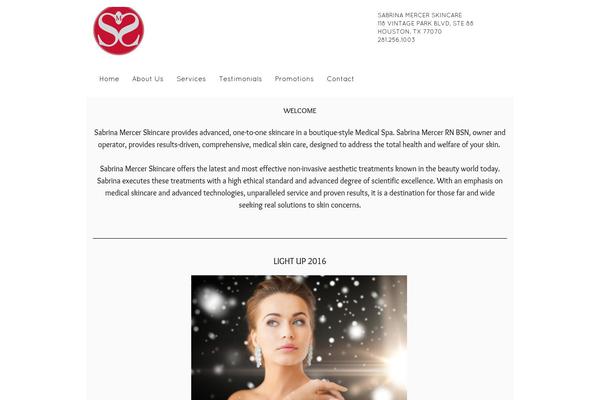 Neoclassical theme site design template sample