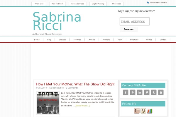 Author Pro theme site design template sample