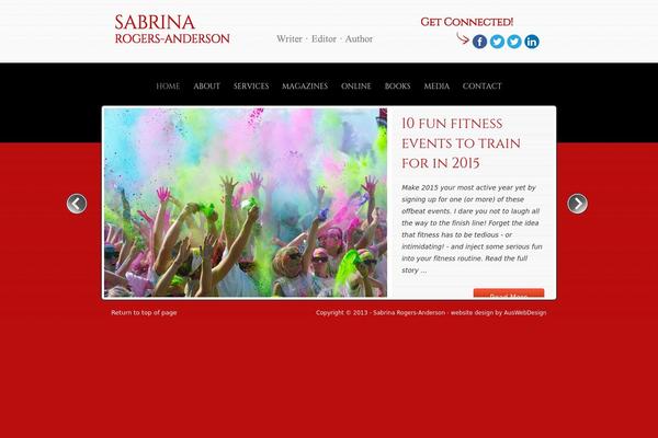 sabrinarogersanderson.com site used Auswebdesign