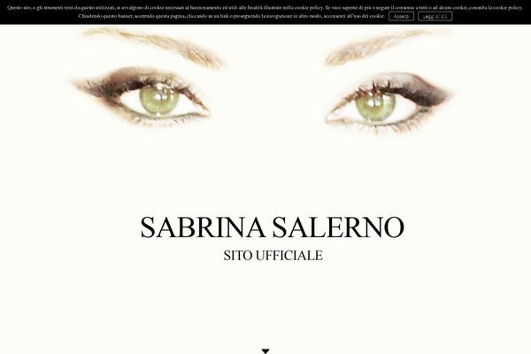 sabrinasalerno.com site used Divi-space-child-2