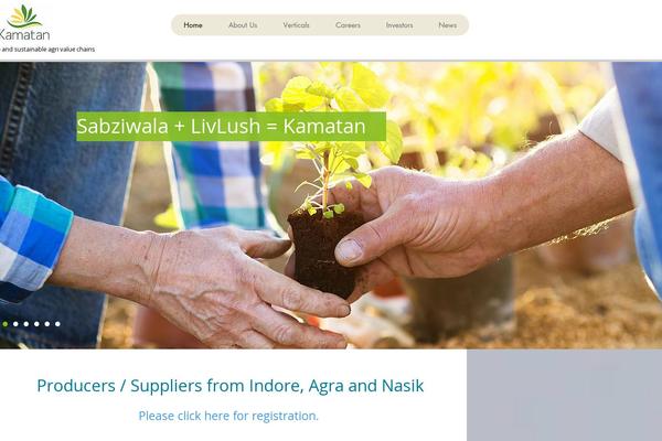 Organics theme site design template sample