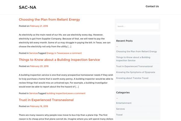 Annotum Base theme site design template sample