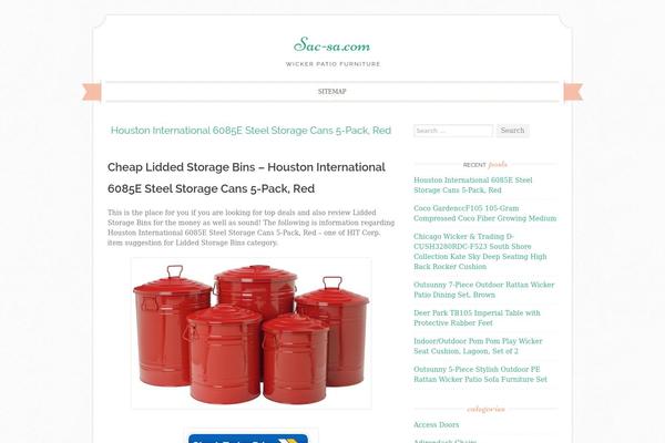 Sugar and Spice theme site design template sample