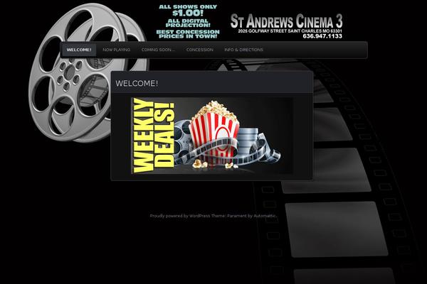 Parament theme site design template sample