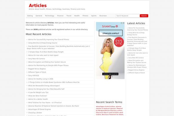 Site using WP Meta and date remover plugin