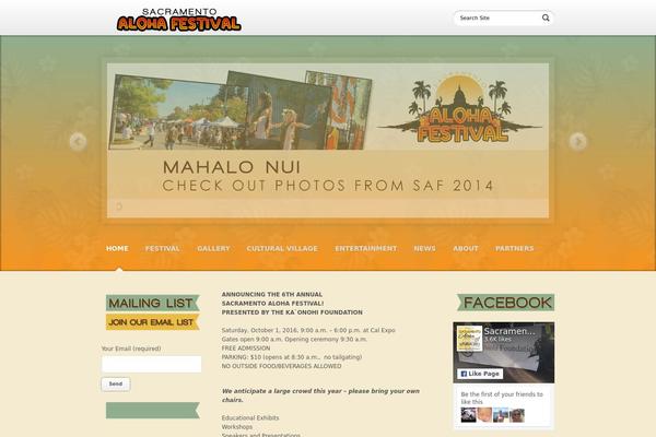 Aid theme site design template sample