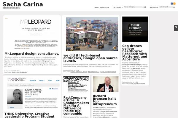 Foliogrid Pro theme site design template sample
