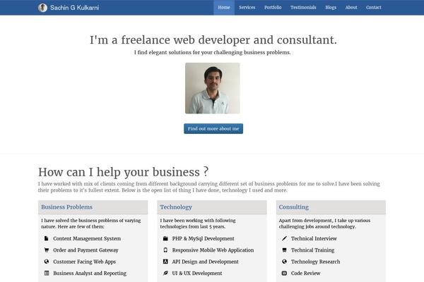 Ward theme site design template sample