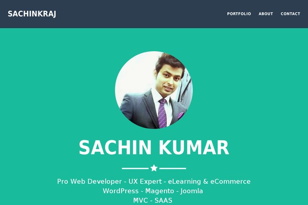 sachinkraj.com site used JustWrite