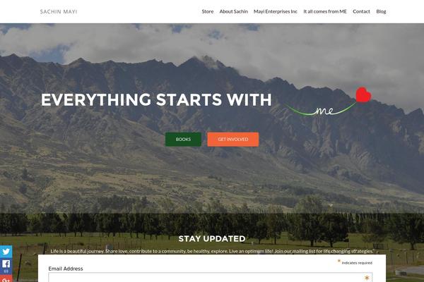 Site using Amazing Hover Effects plugin