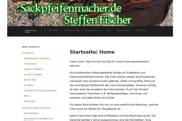 Hemingway theme site design template sample