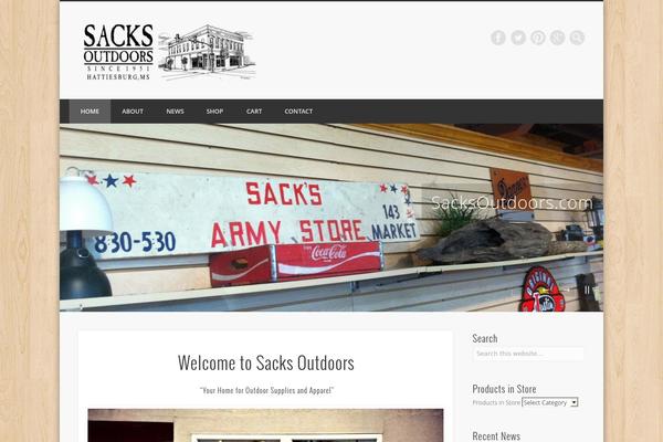 Site using CPO Widgets plugin