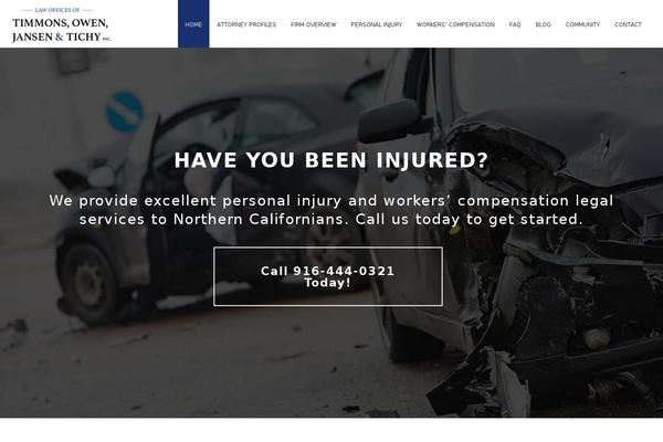 Jupiter Child theme site design template sample