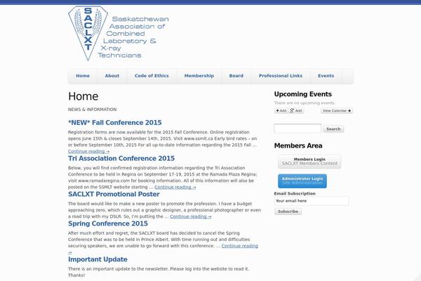 Skeleton theme site design template sample