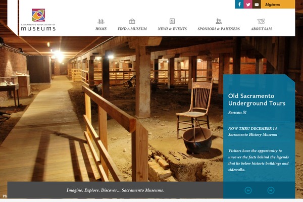 Sam theme site design template sample