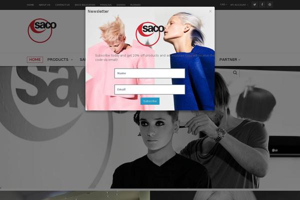 PRESSO theme site design template sample