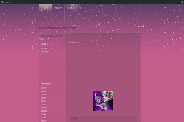 Strange Little Town theme site design template sample