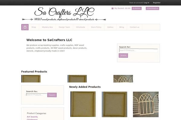 Wootique theme site design template sample