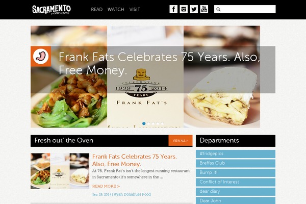 Site using Arconix Flexslider plugin