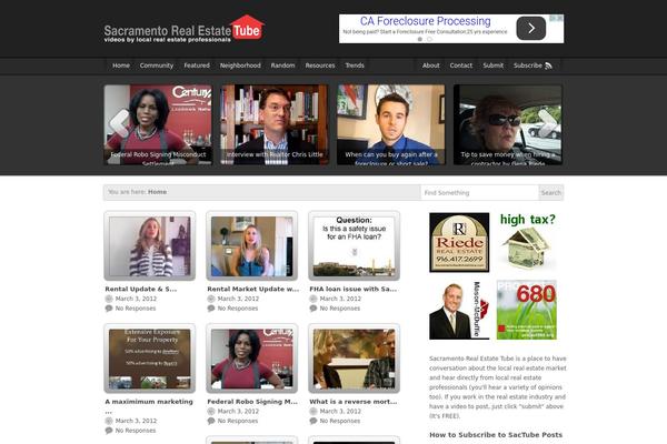 Video Elements theme site design template sample