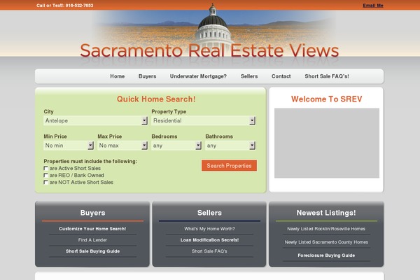 sacramentorealestateviews.com site used Newsacramentorealestateviews