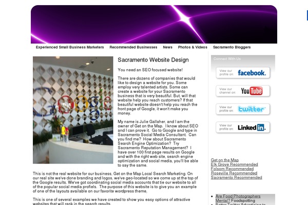 sacramentorecommended.com site used Smallbiz