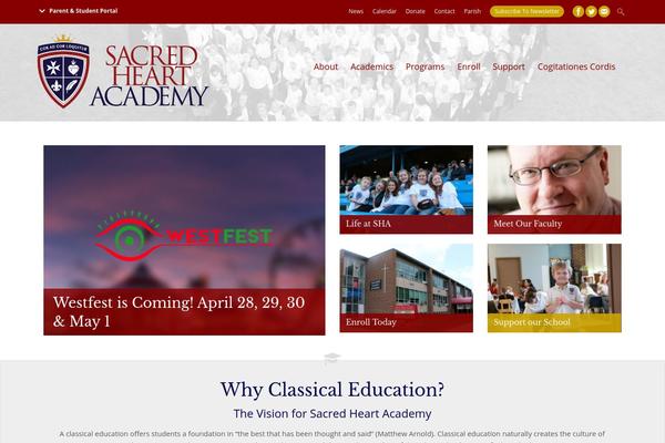 sacredheartacademygr.org site used Sacred-heart