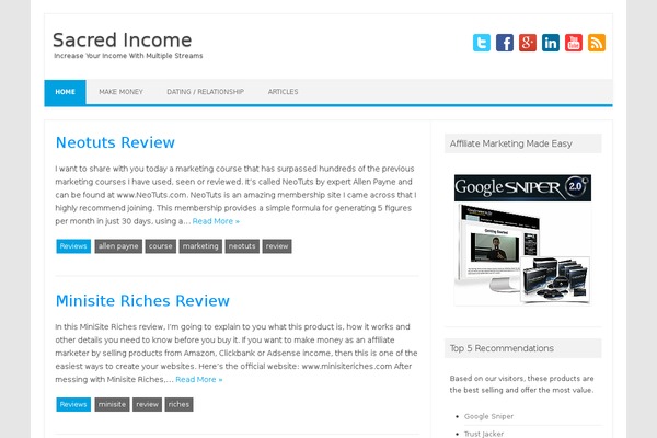 Iconic One Pro theme site design template sample