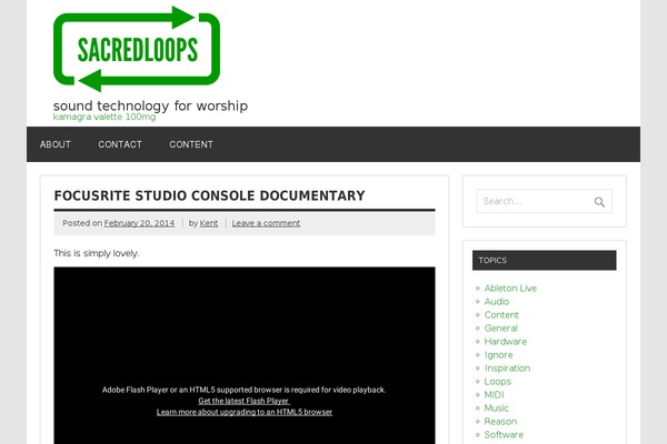 sacredloops.org site used zeeDynamic
