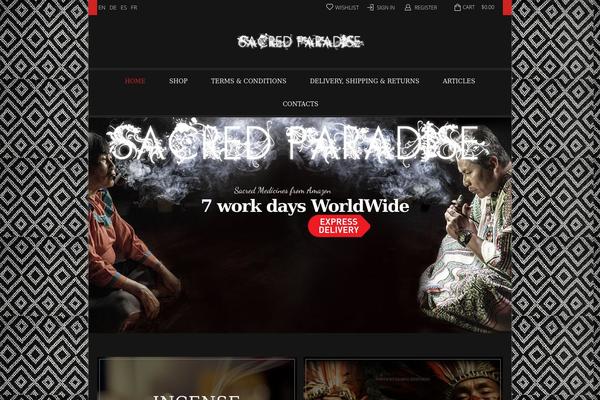 Legenda theme site design template sample