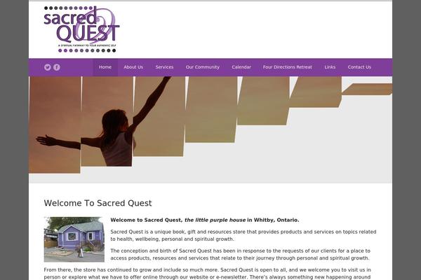 Spiritual theme site design template sample