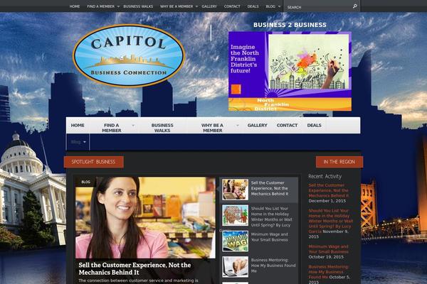 Continuum theme site design template sample