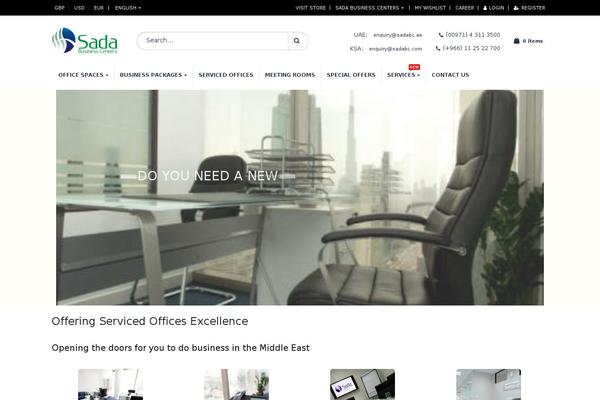 Porto theme site design template sample