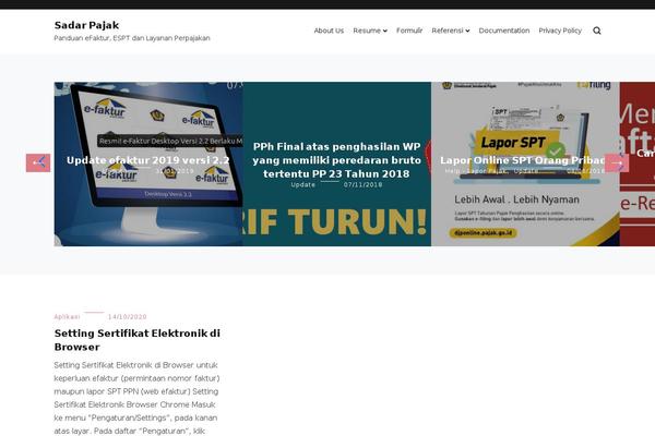 Spectra One theme site design template sample