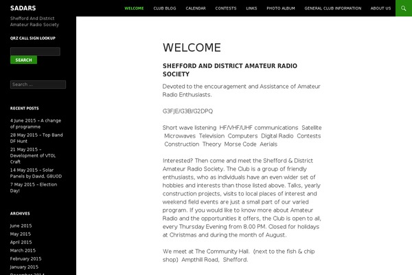 Site using Adif-log-search-widget plugin