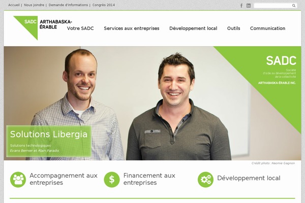 iCompany theme site design template sample