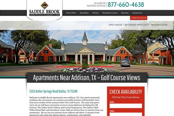 saddlebrookapts.com site used Res360