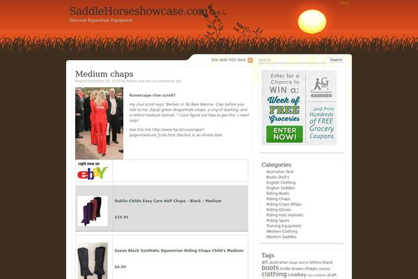 Evening-sun theme site design template sample