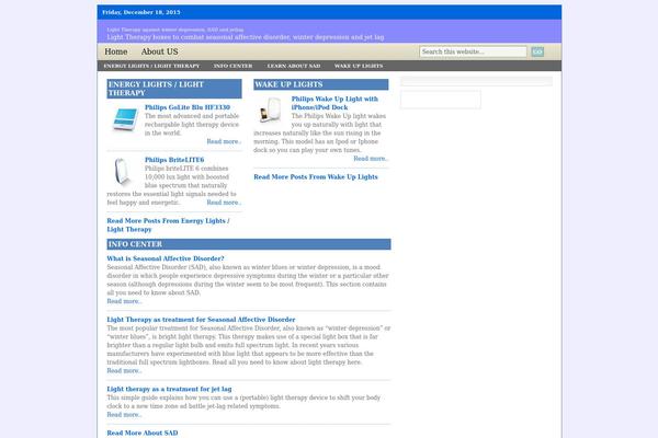 Lifestyle 4.0 theme site design template sample
