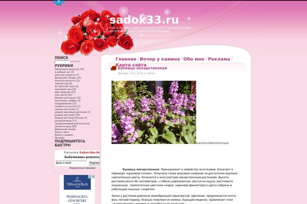 Site using BNS Add Widget plugin