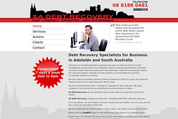 Ultimatum theme site design template sample