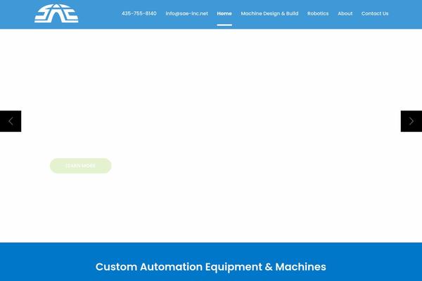 Nortech theme site design template sample