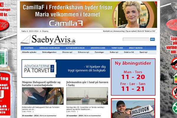 Avis theme site design template sample