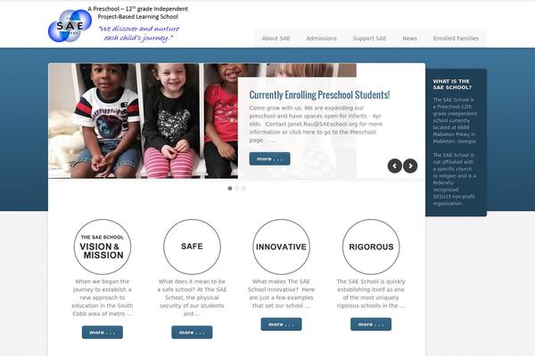 Education theme site design template sample