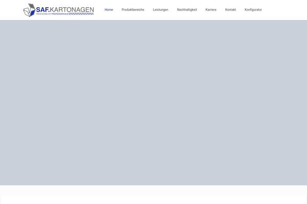 Saf theme site design template sample