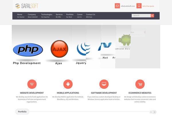 safalsoft.com site used Adila